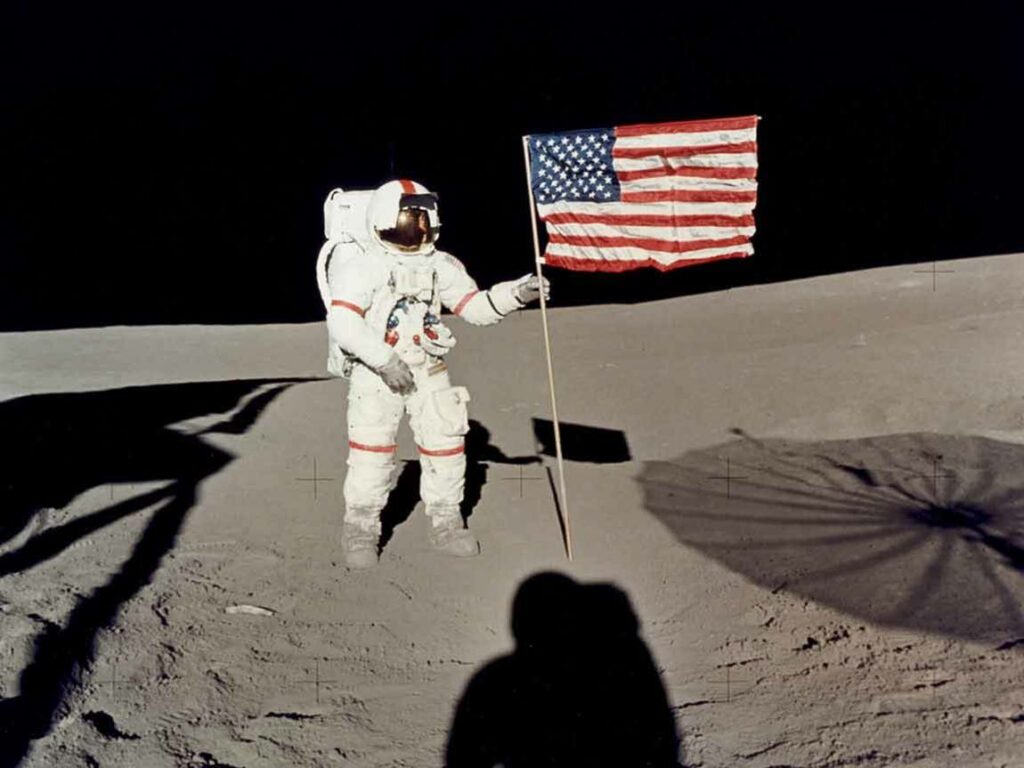 lune drapeau