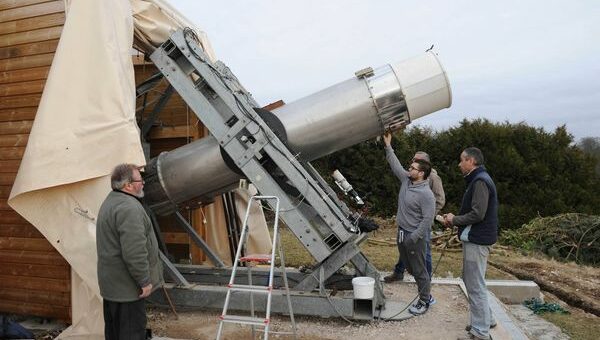 équilbrage avec la lunnte pour la mise en station