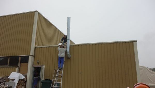 Pose du tubage de l'insert