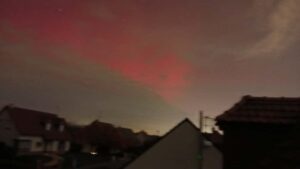 Aurores boréales en Picardie