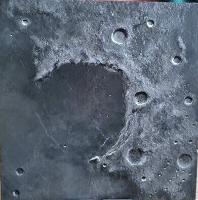 paysages lunaires planétaires imprimante