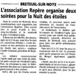 Certains vendent des étoiles, nous les offrons CP NUIT 8 AOUT 02