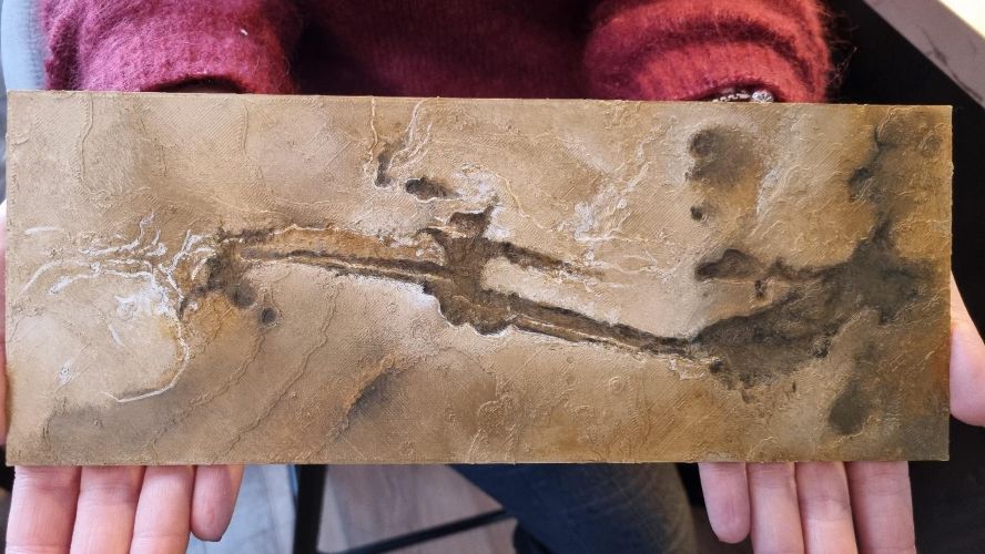 paysages lunaires planétaires imprimante