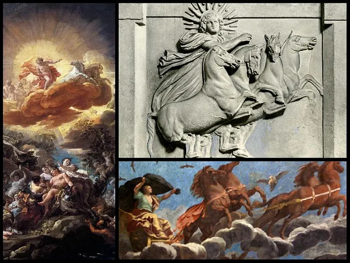 Le Soleil : Hélios, le dieu cocher