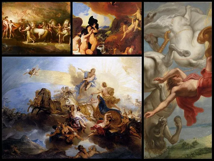 Le Soleil : Hélios, le dieu cocher