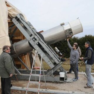 équilbrage avec la lunnte pour la mise en station